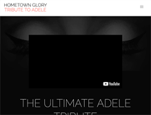 Tablet Screenshot of adele-tribute.net